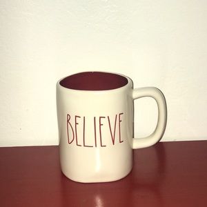 Rae Dunn believe mug